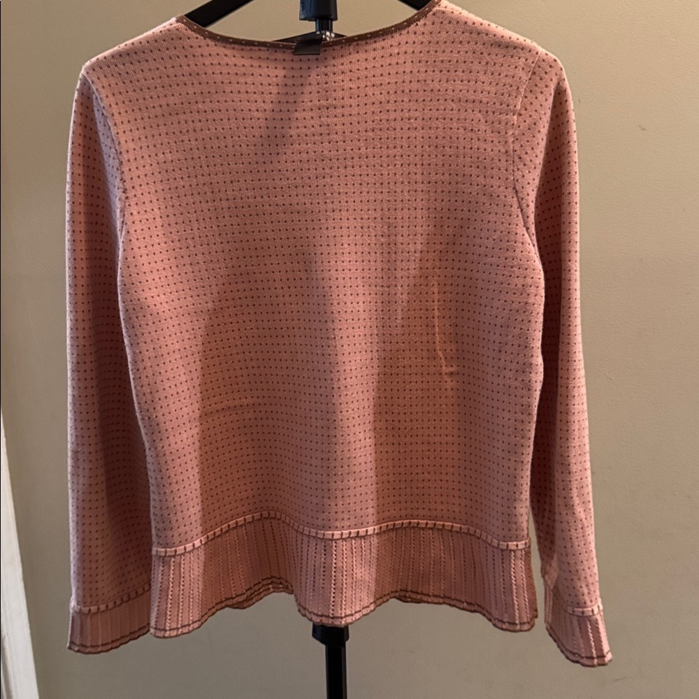 Vintage Marc Jacob's Pink Button-Up Cardigan - Picture 4 of 7